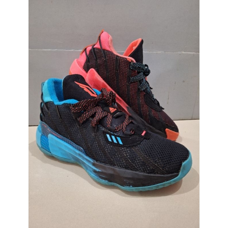 (EUR: 40) Ad¡das Dame 7 IMA Visionary Black/Blue/Red (Preloved)