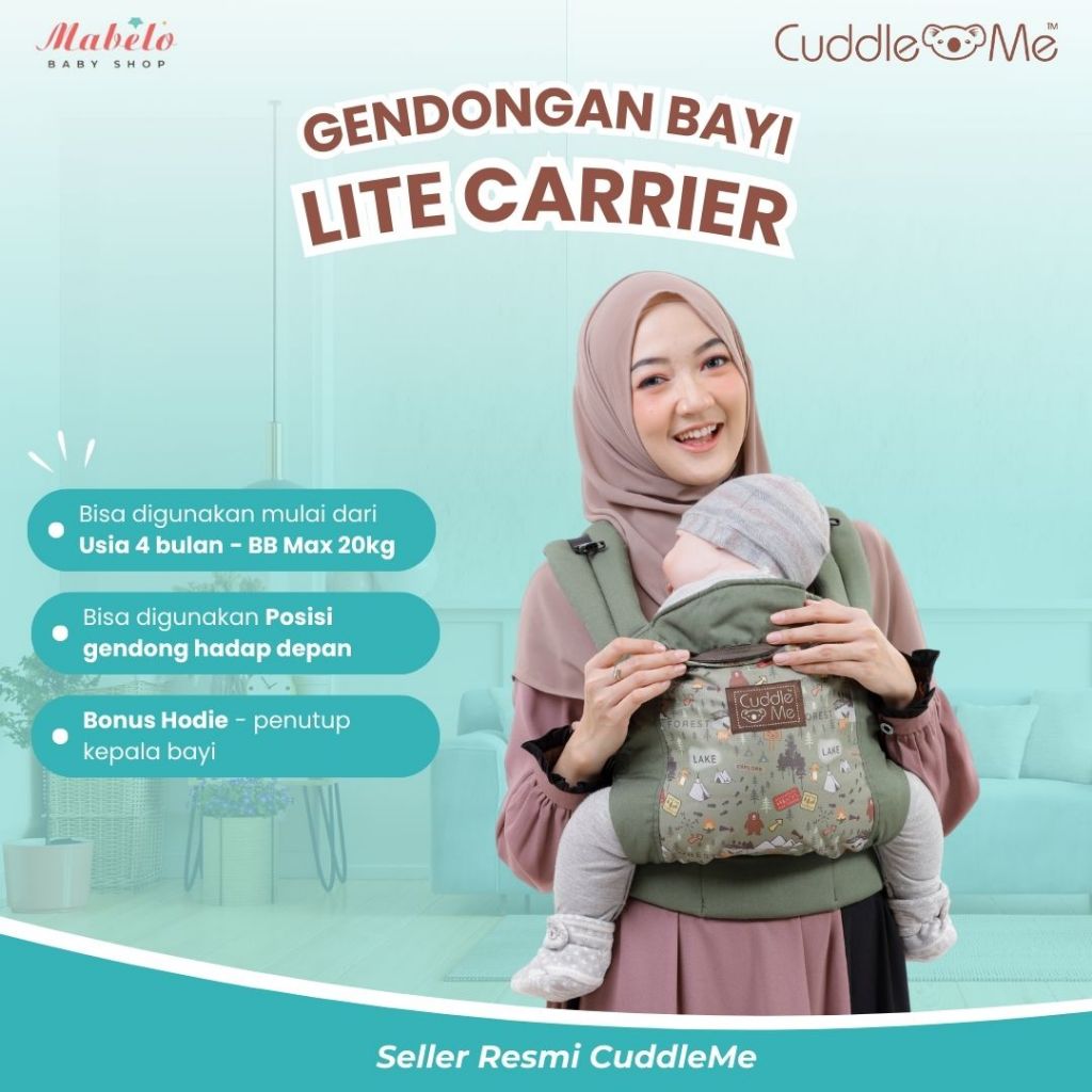 Gendongan bayi umur 4bulan - Gendongan Bayi kekinian - Lite Carr‪ier depan belakang