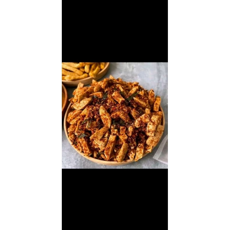 

Basreng pedas daun jeruk