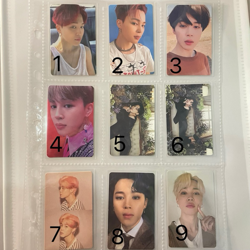 photocard jimin official