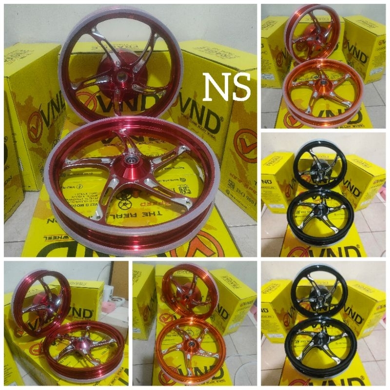 Velg VND NEW SPEED Bintang laut Vario 110 125 150 160 Beat Scoopy Genio Spacy lebar 185/215-14