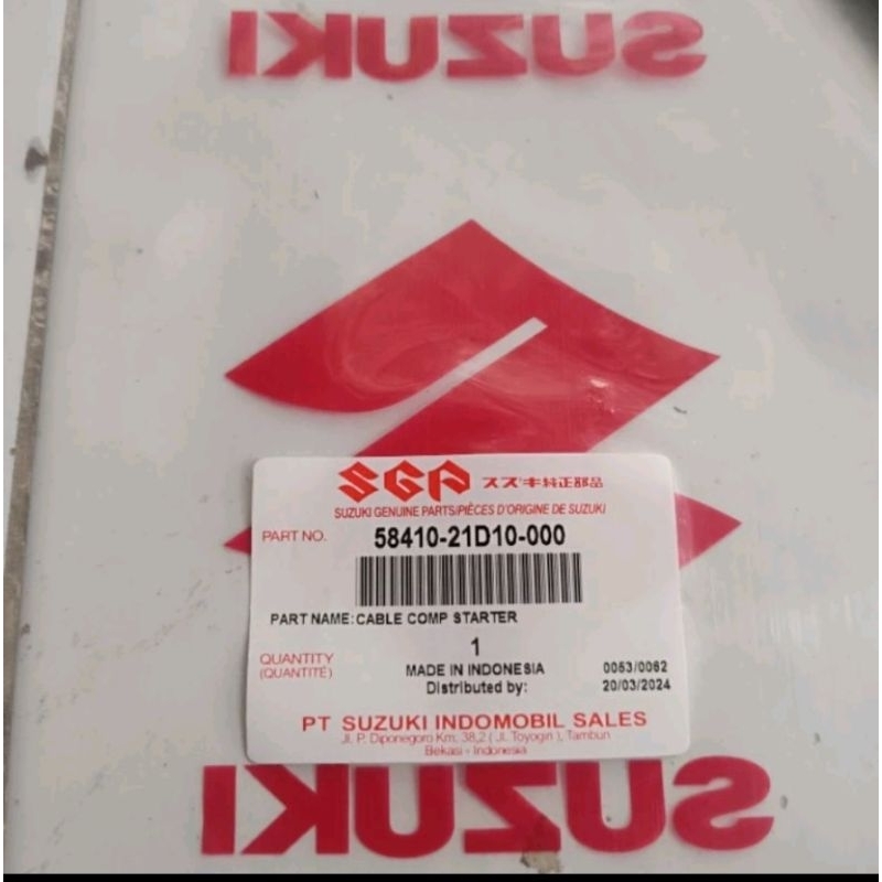 KABEL CHOKE SATRIA 2TAK HIU/LUMBA