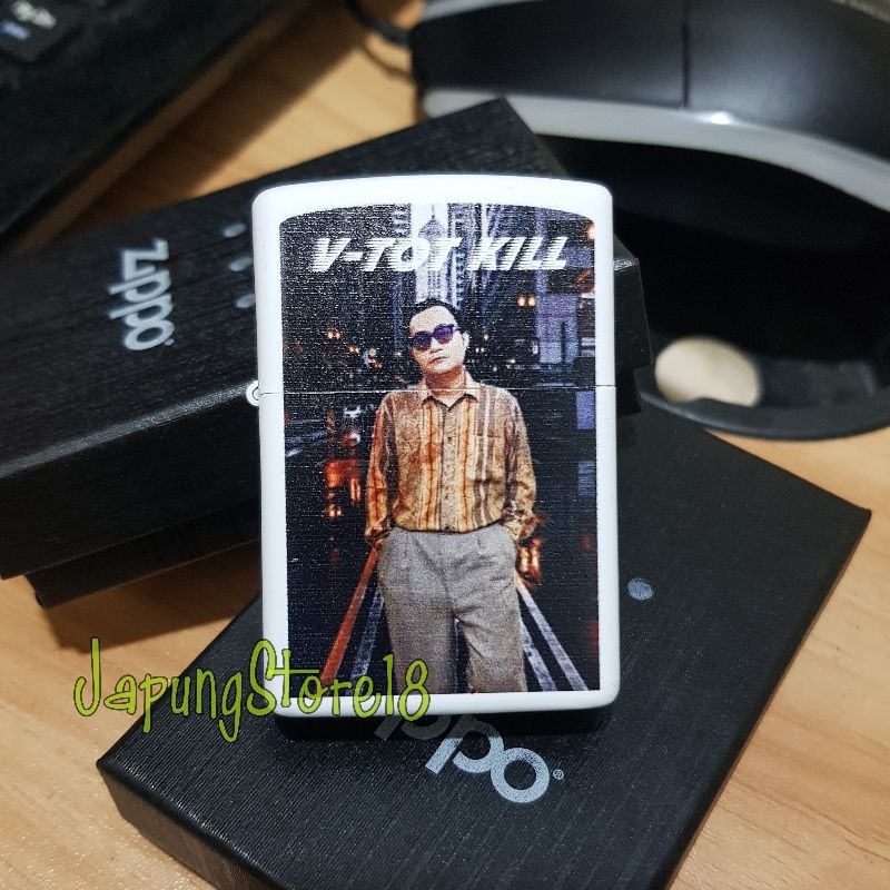 Korek Api custom Foto Zippo Custom Foto hasil berwarna Logo custom korek Api souvenir Free Nama