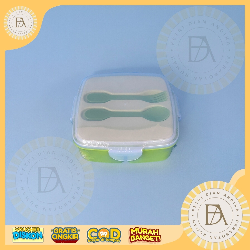 Tepak Makan Plus Dendok Garpu Golden Sunkist TNK 1028