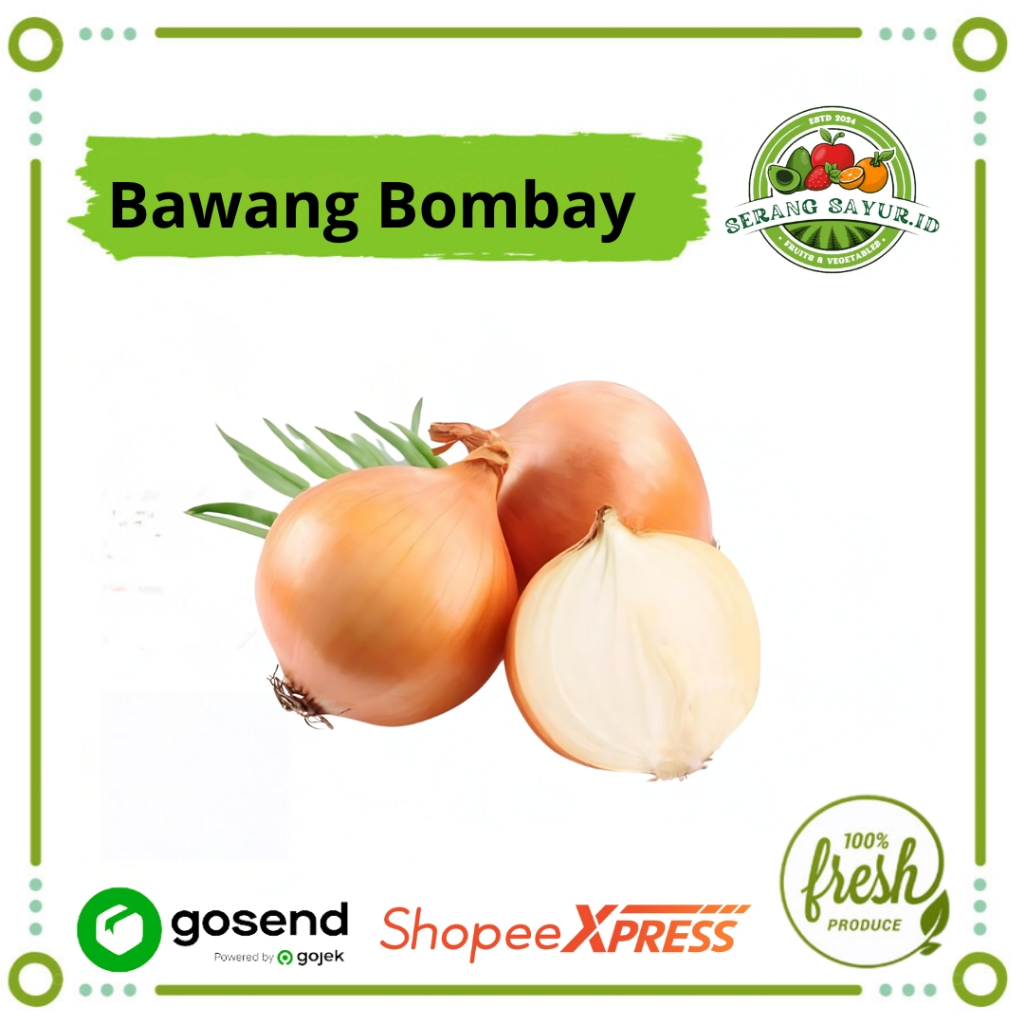 

[INSTAN SERANG] BAWANG BOMBAY 250 GR
