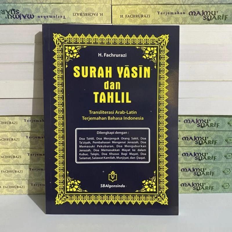 Buku kitab yasin tahlil ukuran besar A5 Terjemah dan Latin