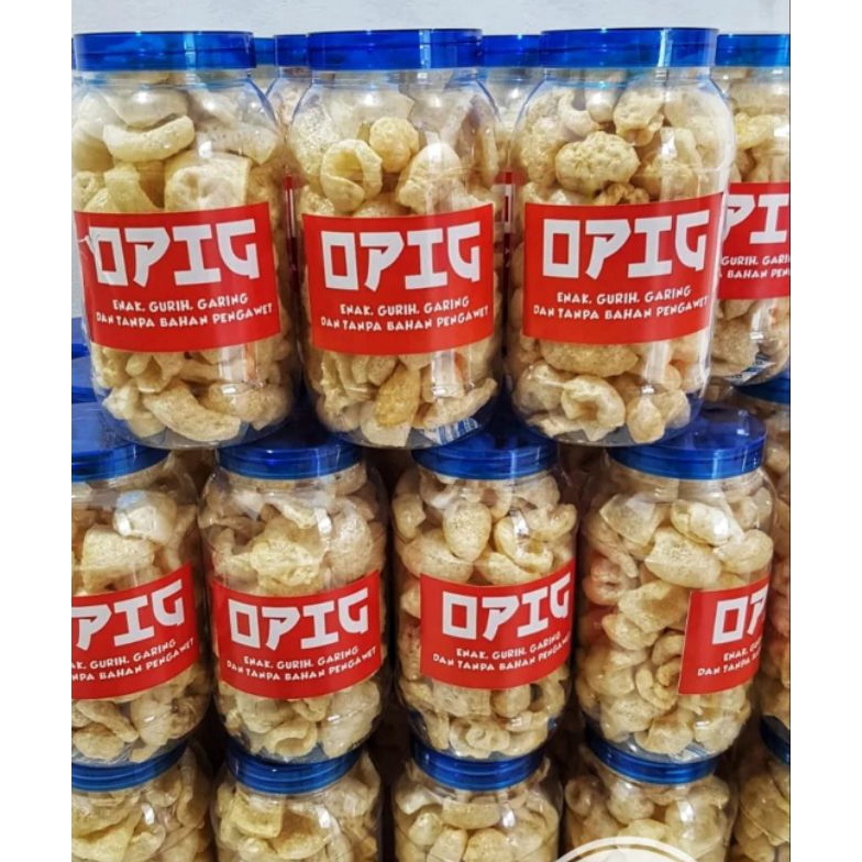 

Terlaris Kerupuk kulit babi toples 2lt