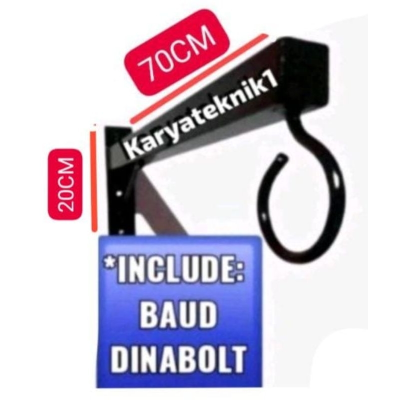 GANTUNGAN AYUNAN BAYI / GANTUNGAN SAMSAK TINJU,besi gantungan ayunan bayi ,bracket tiang besi ayunan