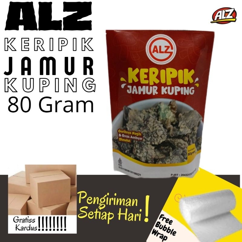 

Sekar_Shop07 Kripik / Keripik Jamur Kuping Alz 80 Gram Oleh - Oleh Makanan Cemilan Khas Kebun Teh