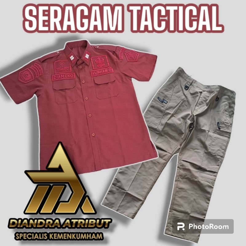 KEMEJA TACTICAL ALLWORK KEMENKUMHAM