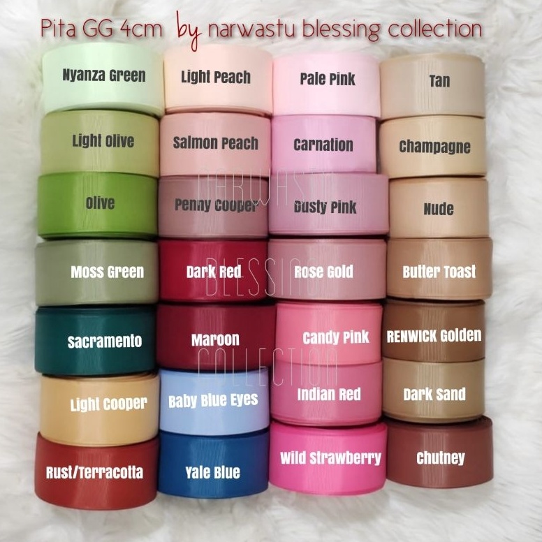 

Terlaris Pita grosgrain 4cm part 2