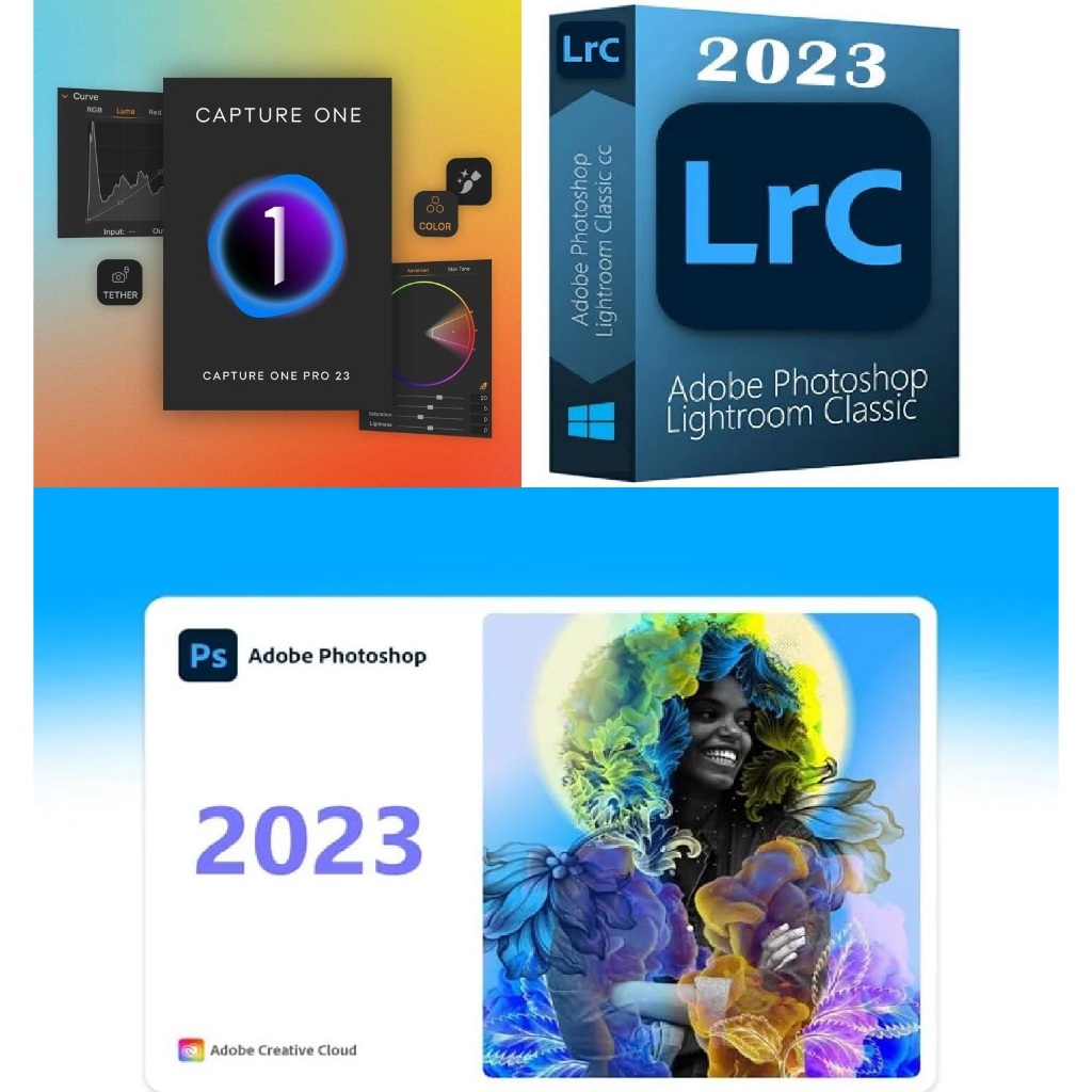 Capture One Pro 2023  Lightroom 2023 PHOTOSHOP 2023 COMPLETE FULL VERSION