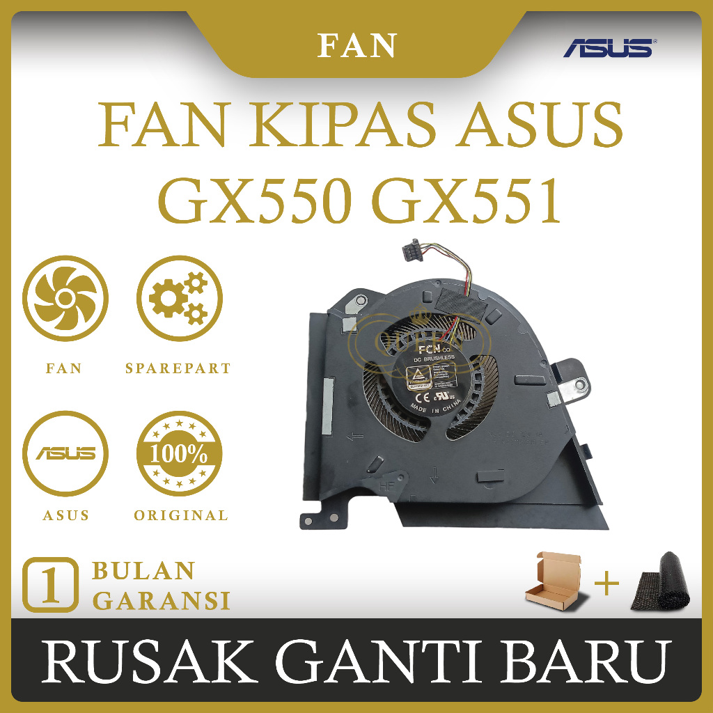 FAN KIPAS LAPTOP ASUS ROG Zephyrus GX550 GX551 (GPU) ORIGINAL