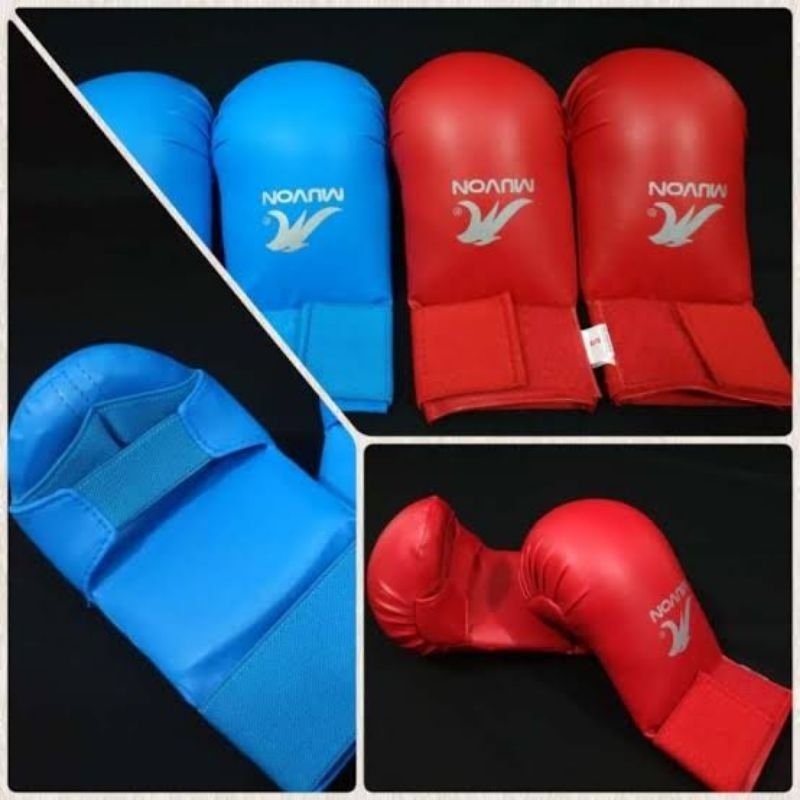 muvon hand protector basic karate kumite sarung tinju peindung tangan bela diri
