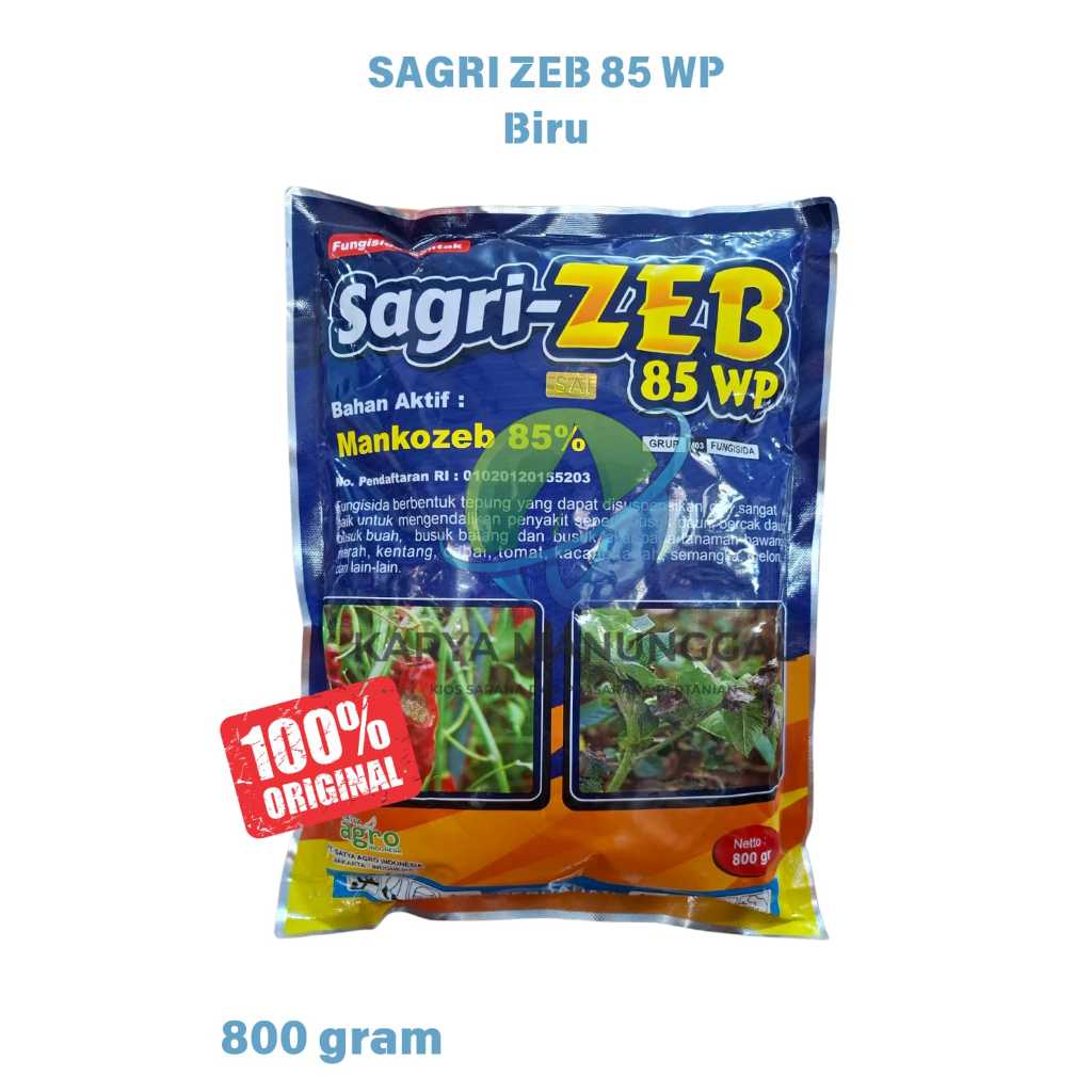 Fungisida Sagri Zeb 85vWP Biru