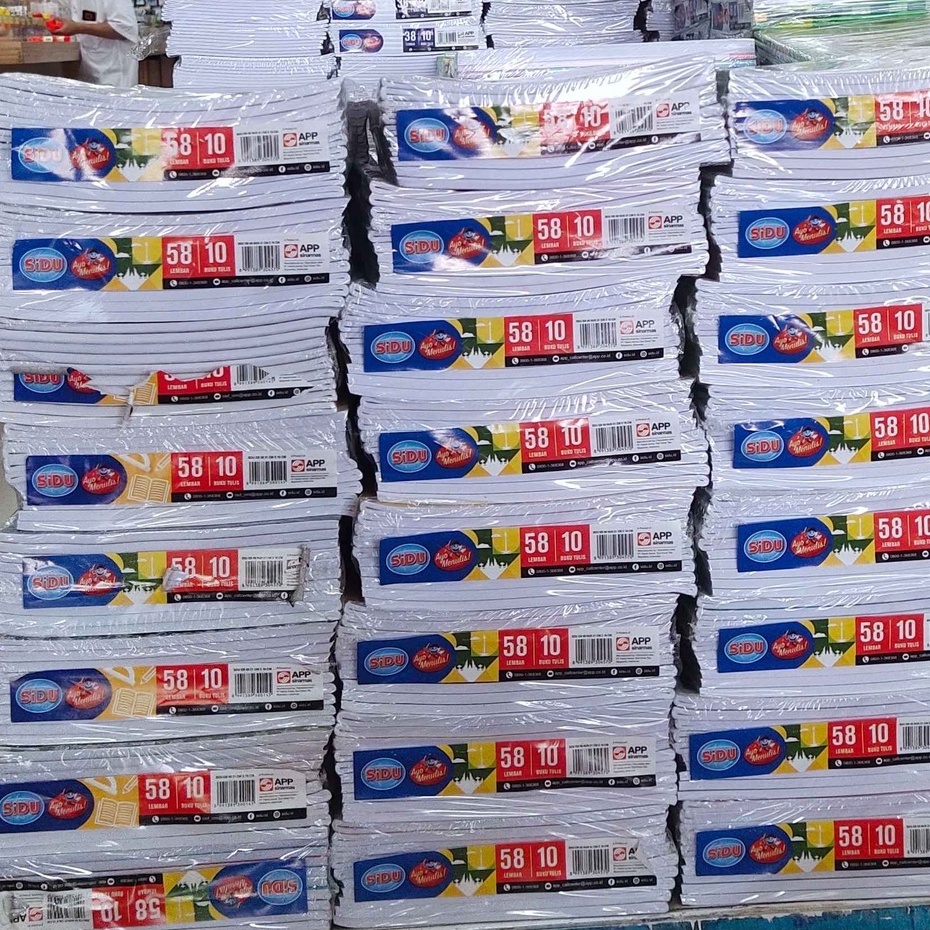 

(1 pack isi 10 Buku) SIDU Buku Tulis Sinar Dunia 58 Lembar Motif Karakter Kartun Lucu Murah Grosir