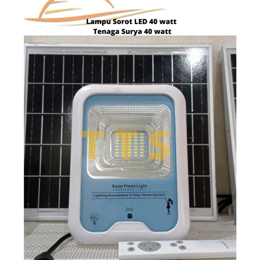 Lampu Sorot LED Solar Cell 40 watt / Tenaga Surya 40W