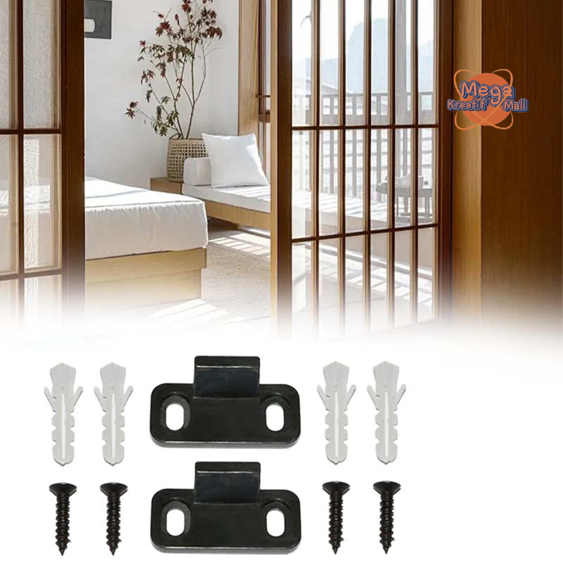 2pcs Penahan Pintu Sliding Door Floor Sliding Door Guide  Adjustable Sliding Penahan Pintu Geser Baw