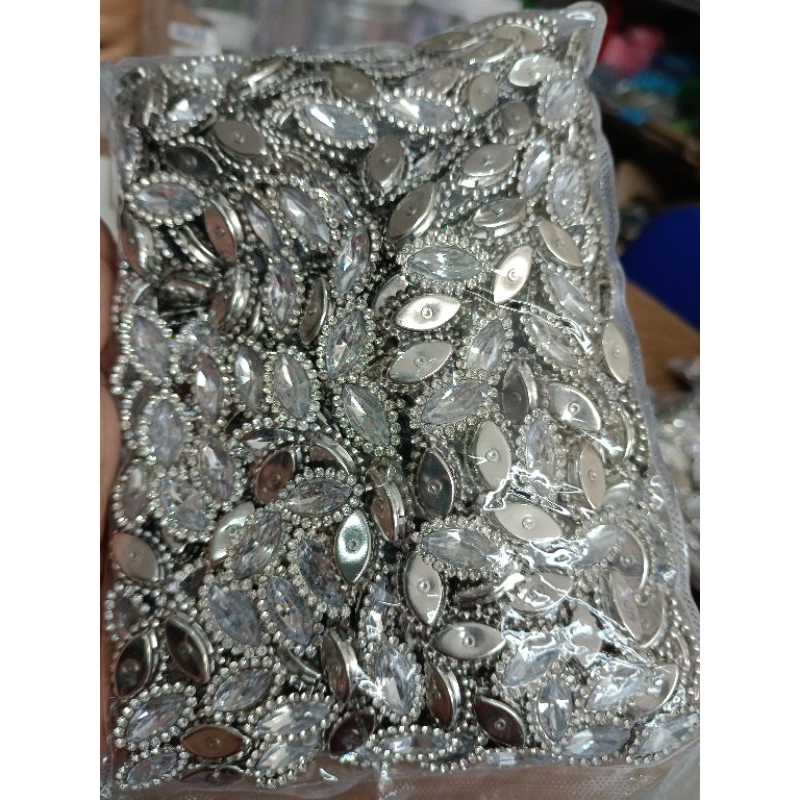 PAYET DIAMON CANGKANG SAMPAN BUNGA ACRILYC GROSIR
