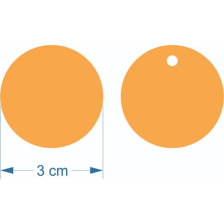 

Bulatan diameter 3 CM akrilik bening tebal 2 mm