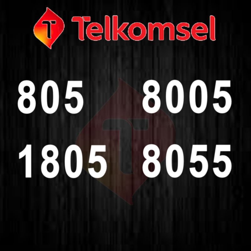 telkomsel nomor cantik simpati 4g 5g seri 1805 8005 8055