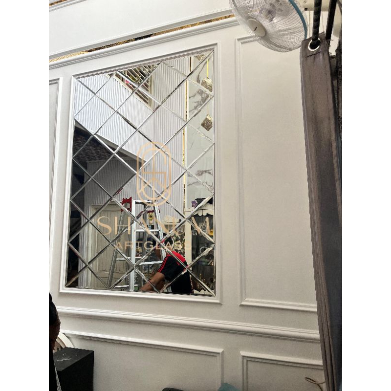 Cermin Bevel Cermin Dinding Custom Bevel Mirror