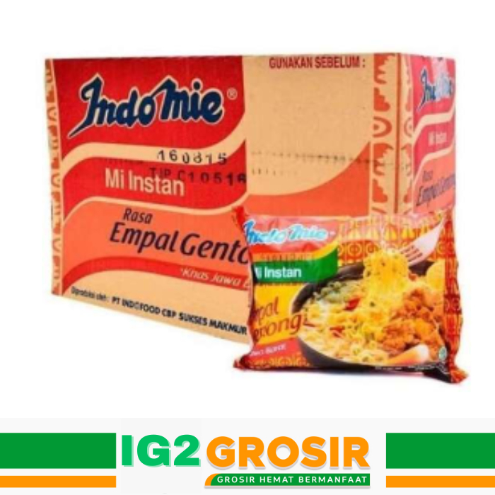 Indomie Empal Gentong 1 dus isi 40 pcs PROMO TERMURAH