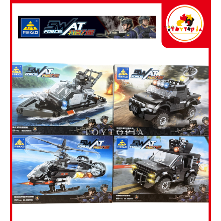 Toytopia Mainan Robot Polisi Brick Blok City Police Hawk SWAT FORCE KAZI KY67296 Mainan Hadiah Ulang