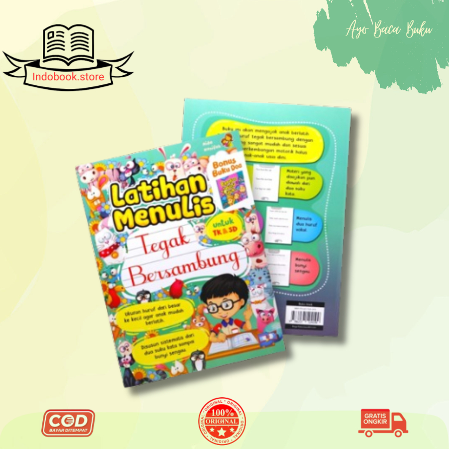 Latihan Menulis Tegak Bersambung Untuk TK & SD