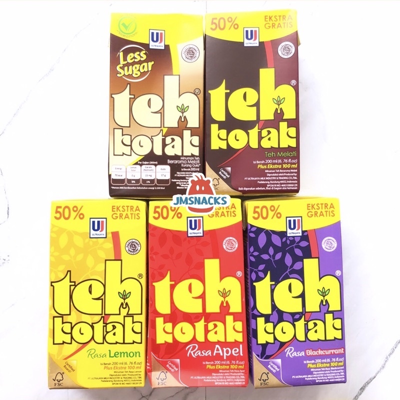 

PROMO!! Teh Kotak 300ml ( 200ml FREE 100ml ) - teh nikmat enak termurah