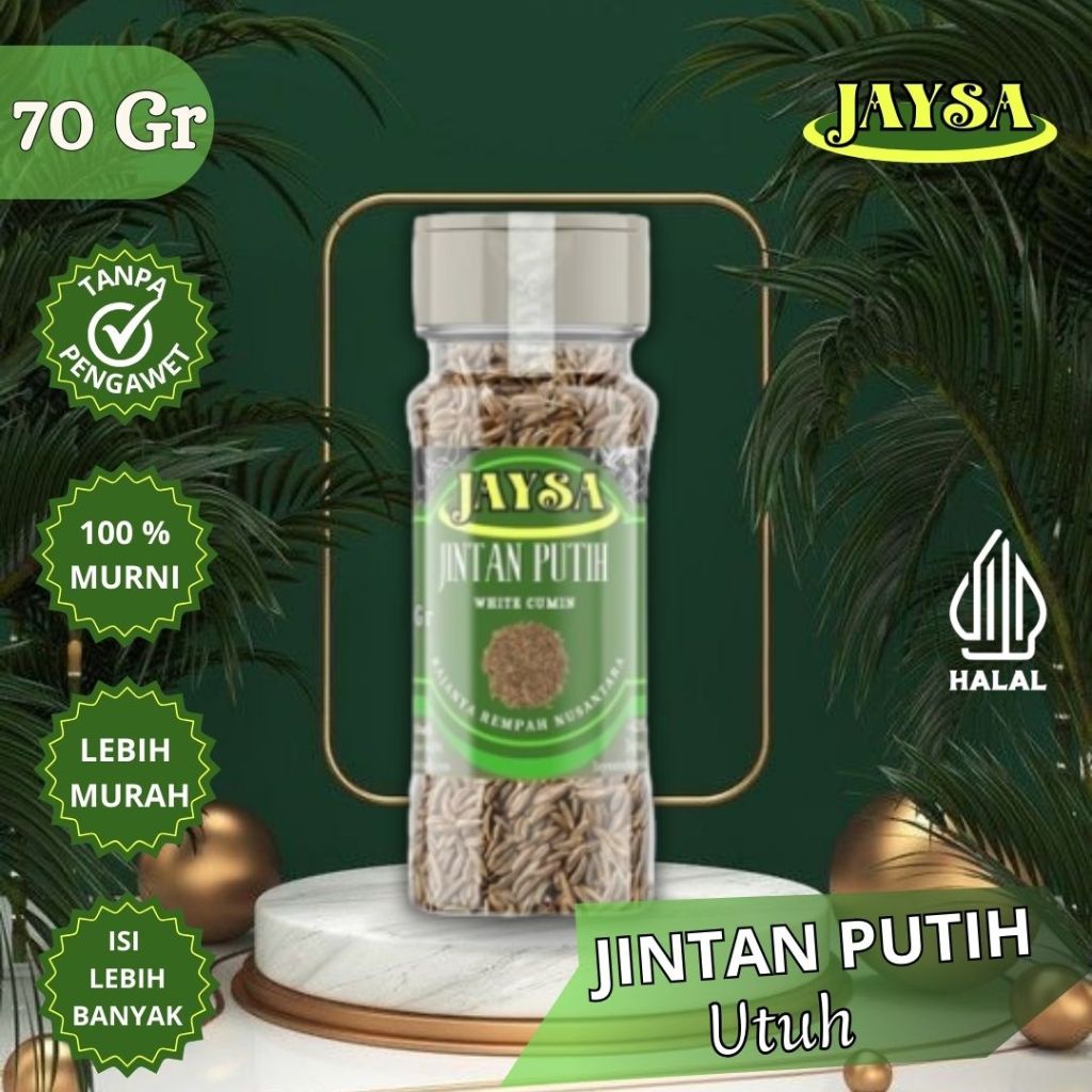 

JAYSA - Bumbu Dapur Murah / Jinten 70 gr / Jinten Masak / Carraway / Jintan Putih / Carraway Seeds / Jintan Wangi / Cumin / Jintan Masak Kualitas Super / Caraway Seed / Jintan Masak / Bumbu Instan / Bumbu Masak / Bumbu Murah