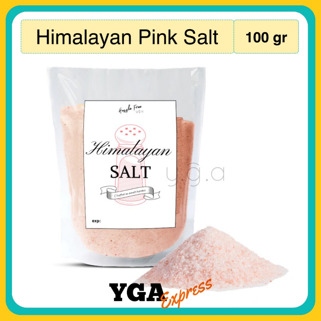

Garam Himalaya Premium 100gr / Pink Salt Pink Himalayan Salt 100gr