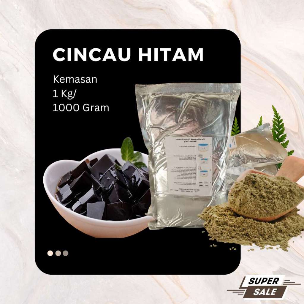 

Jelly Cincau Hitam Kemasan Segel Alumunium Foil Kemasan 1Kg