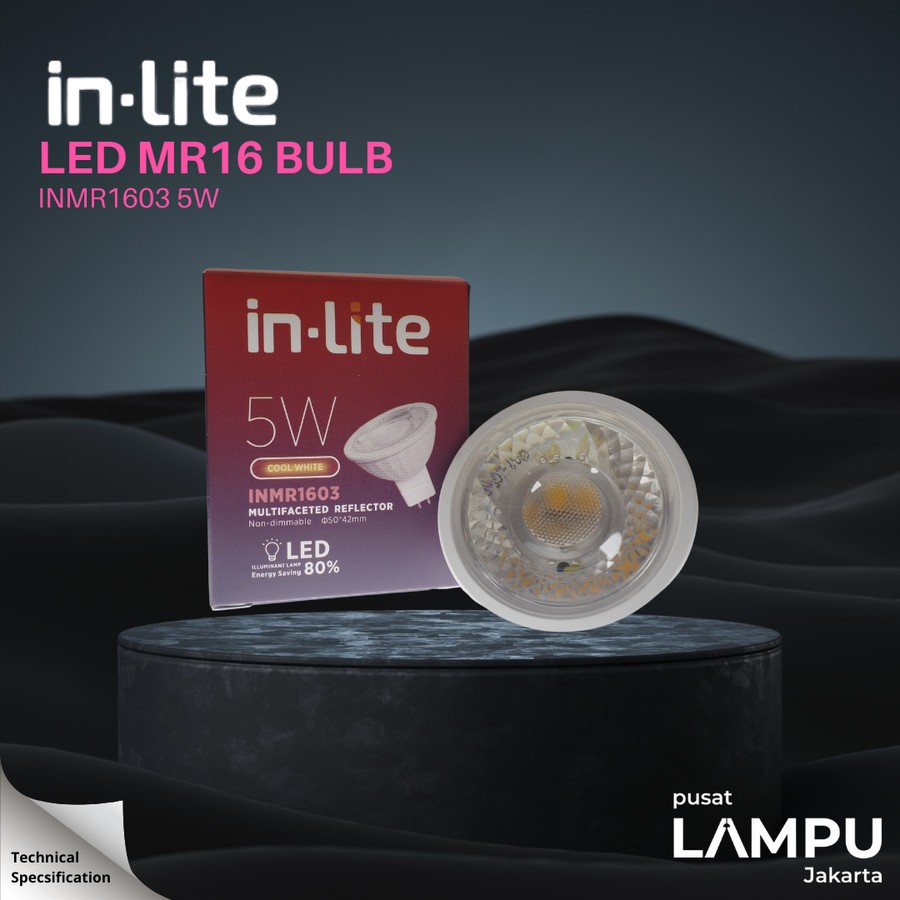 INLITE MR16 5watt 220volt led 5w 3000k 4000k 6500k