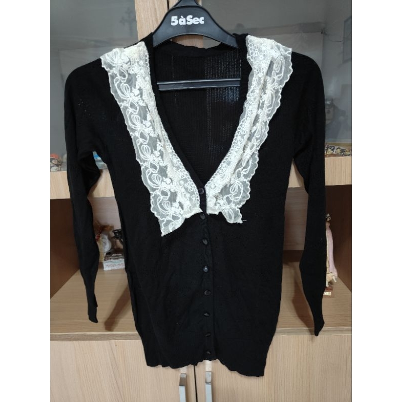 atasan renda ...blouse ungu