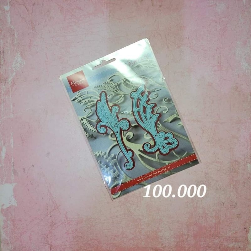 

METAL CUTTING DIES ALAT CETAKAN POTONG KERTAS DAUN SWIRL MARIANNE DESIGN