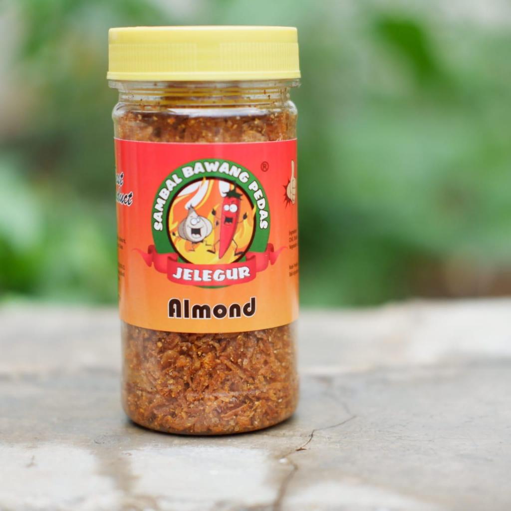 

Sambal Bawang Pedas Jelegur - Bawang Goreng Pedas - Almond