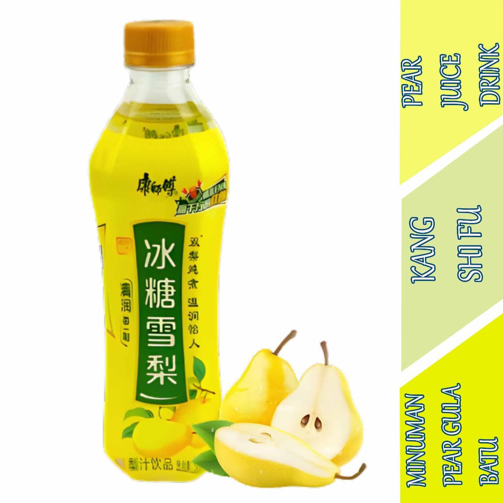 

Pear Juice Drink - Kang Shi Fu - Minuman Pear Gula Batu - 500ml