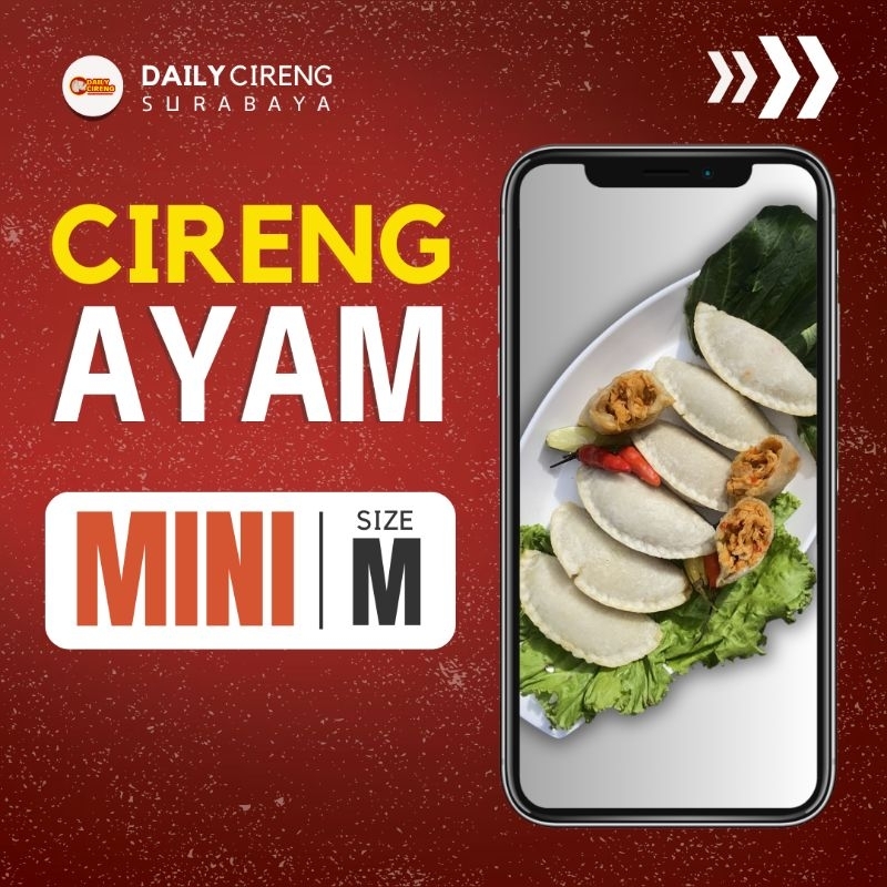 

DAILY CIRENG - Cireng isi Ayam Suwir (SIZE M)