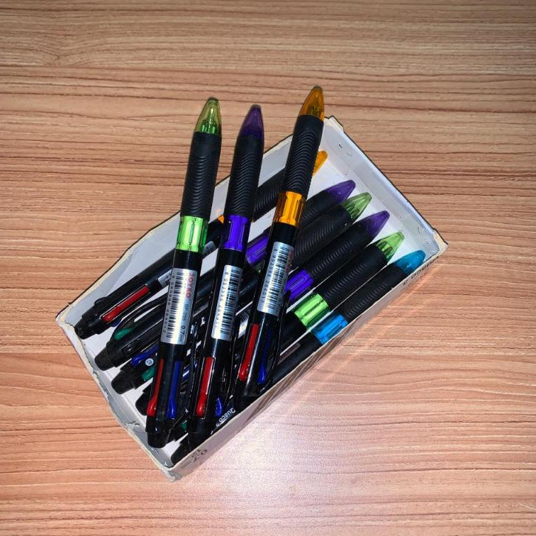 

Joyko Ball Pen 4 in 1 BP-288 Quaco 3 0.7mm // Joyko Pulpen Ball 4 Warna 4 in 1