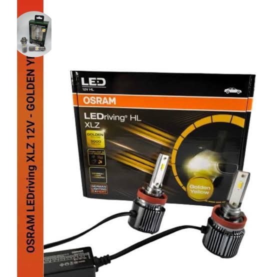 Lampu LED OSRAM 25W XLZ GEN 2 KUNING H4 H11 H16 H27 GOLDEN YELLOW 3000K