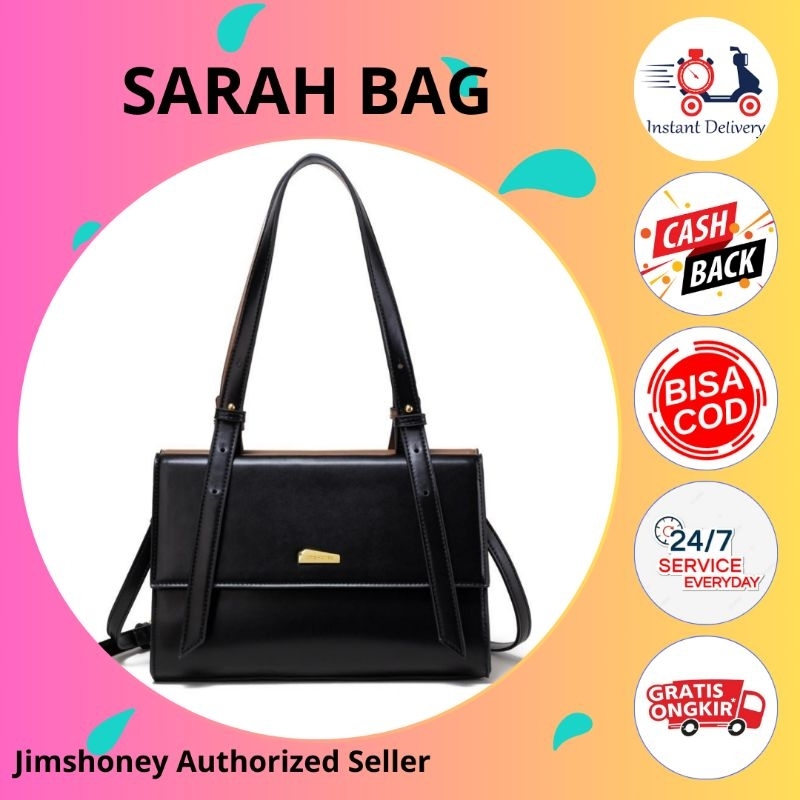 JIMS HONEY SARAH BAG tas selempang wanita muat banyak kantor mahasiswa ibu nenek tas 2 sisi warna bi