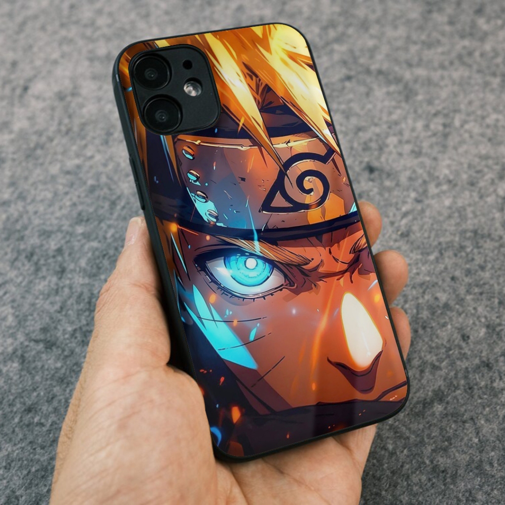 Naruto softcase glass untuk iph0ne, s4msung, viv0, 0pp0, r3alm3, r3dmi, p0co, infin1x, xia0mi