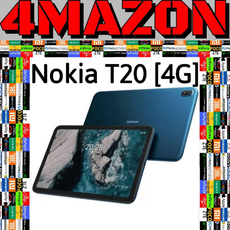 {RESMI®} Nokia T20 [Unisoc T610 Chip] 10.4" [4G] (4/64 GB)