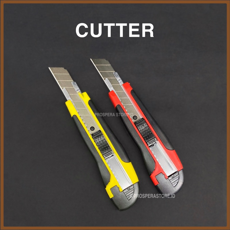 

Pisau Cutter HPP 18mm - Silet Pemotong Kertas / Kater / Knife