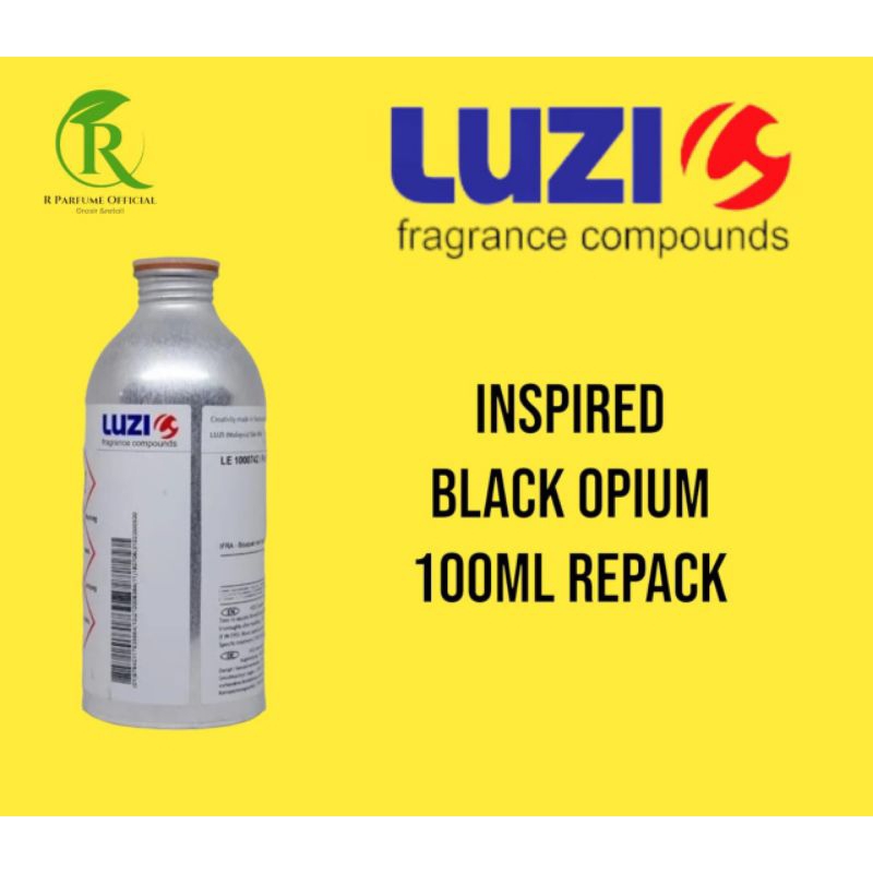Bibit Parfum Black opium By Luzi 100Ml Repack