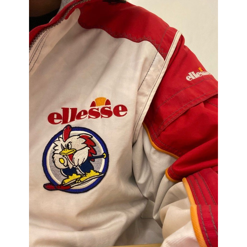 Jaket Vintage Ellesse Cocorico Ayam Jago