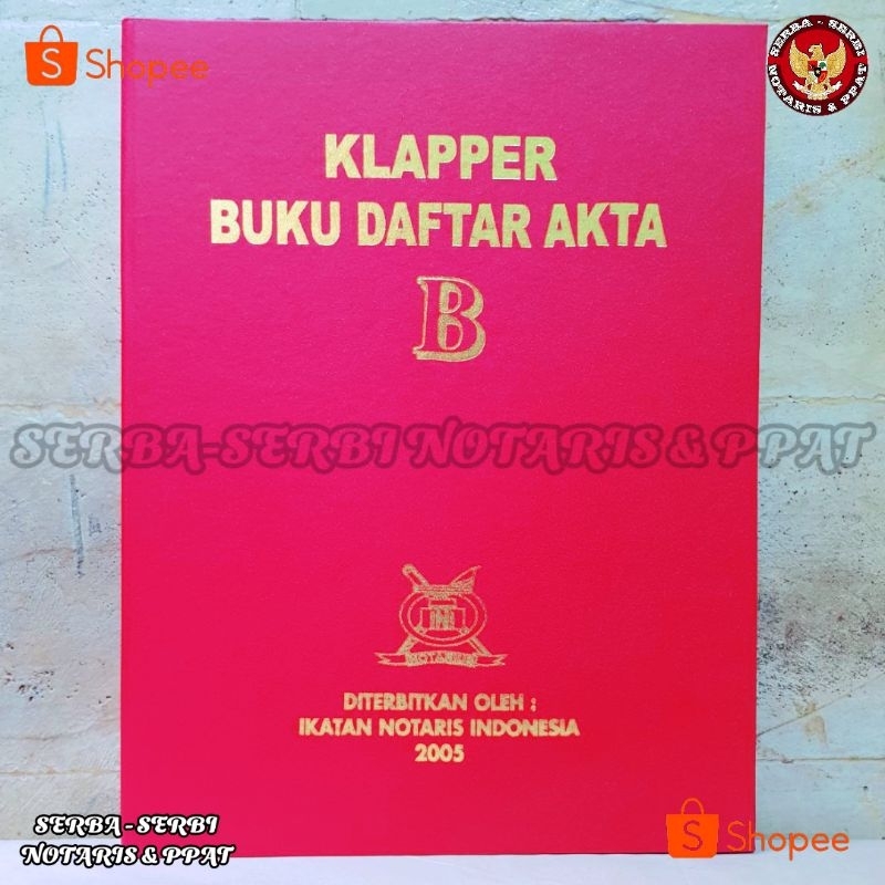 

Buku klapper daftar akta abjad huruf B