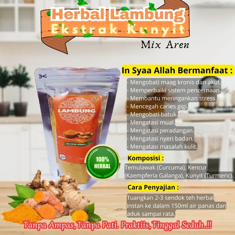 

Herbal Lambung (Ekstrak Kunyit)