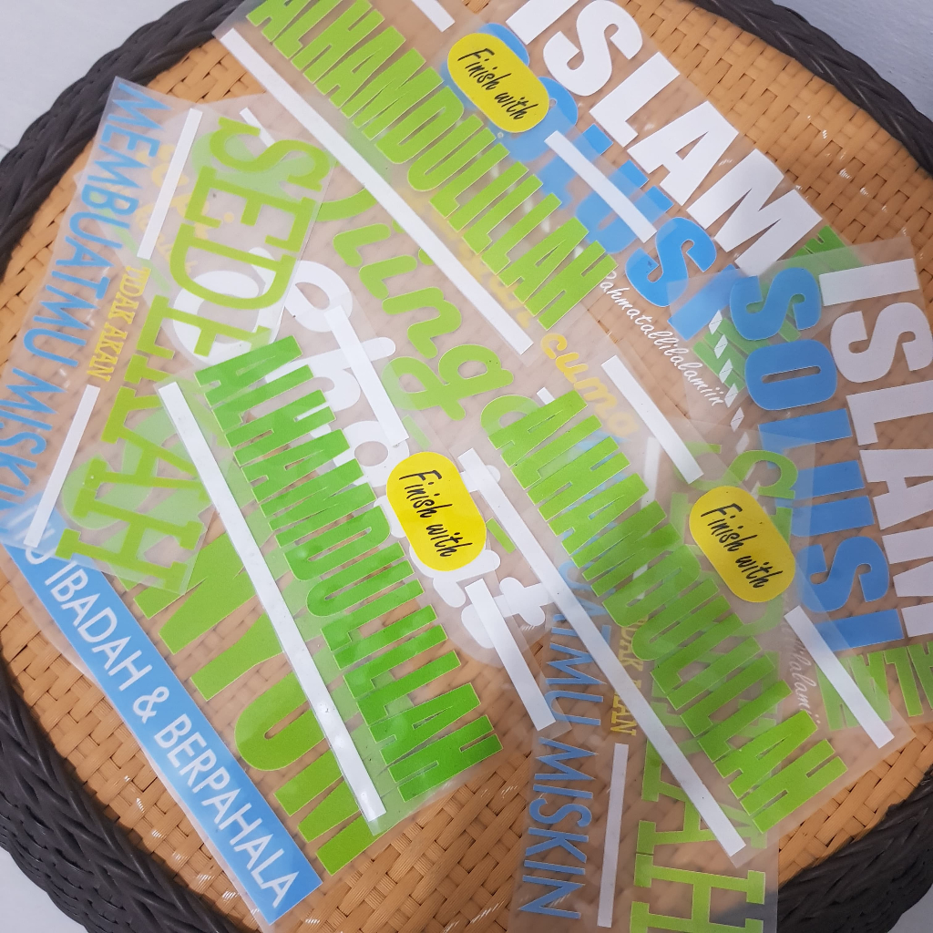 PRINT DTF CUSTOM 58x100 cm tulisan logo free desain bisa di panasin pakai setrika atau mesin press
